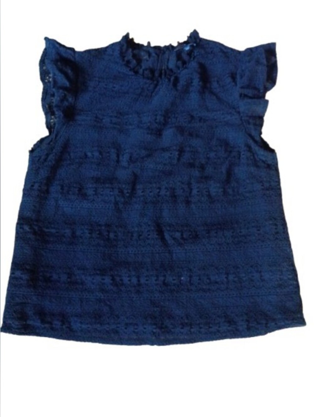 Lucy Paris Blue Lace Top